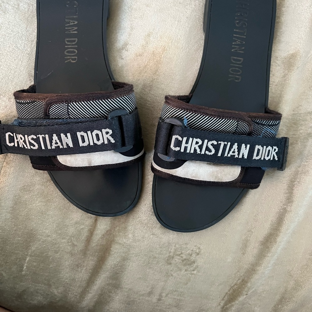 Christian Dior Sandle slides size 9